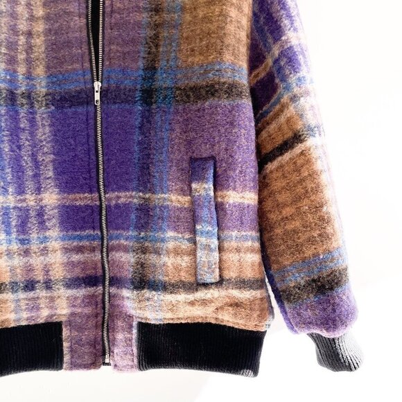 Wilfred Plaid Wool Jacket - Picture 5 of 15
